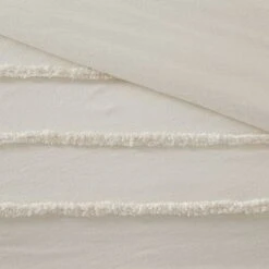 3pc Ronan Cotton Chenille Duvet Cover Set -Cozy Bedding Home GUEST dfd08b7e 59a8 4b1c a306 5430729ae4f3