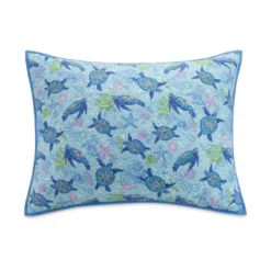 Vera Bradley Turtle Dream Quilt Bedding Set Blue 10 Vera Bradley Turtle Dream Quilt Bedding Set Blue -Cozy Bedding Home GUEST e109f937 ea27 412c bdc9 54f646406298