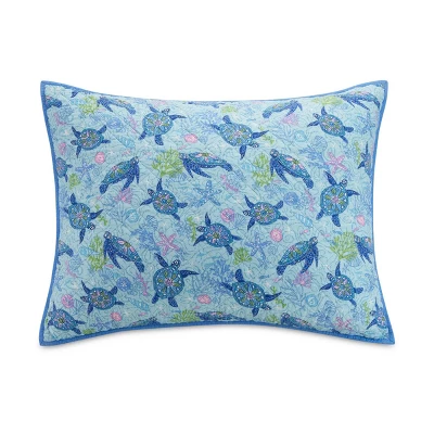 Vera Bradley Turtle Dream Quilt Bedding Set Blue 5 Vera Bradley Turtle Dream Quilt Bedding Set Blue - Image 3