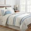 12pc Embroidered Fringe Stripe With Tassels Comforter & Sheet Bedding Set - Threshold™ -Cozy Bedding Home GUEST e23de448 adc6 4c2b 89f2 07268f6ea193