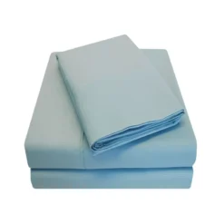 Basketweave Deep Pocket Wrinkle-Free 4 Piece Sheet Set By Blue Nile Mills