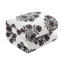 Chic Home Yazmin 7 Piece Duvet Cover Set Large Scale Floral Medallion Print Design Bed In A Bag Bedding Grey -Cozy Bedding Home GUEST e51b2a38 0400 41e7 a6a0 902d84533d1d