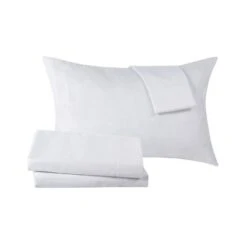 8pc Queen Trisha Comforter Set White - VCNY -Cozy Bedding Home GUEST e7090100 2f13 42fd a584 1af9b83a6ee2