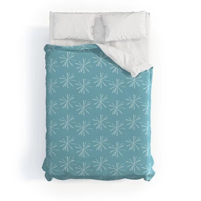 Deny Designs CraftBelly Snowflake Ice Duvet Cover Set Blue 5 Deny Designs CraftBelly Snowflake Ice Duvet Cover Set Blue - Image 3
