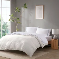 Madison Park 4pc Embroidered Microfiber Sheet Set -Cozy Bedding Home GUEST e8b777eb 1fa8 48bb 9698 45ad1917c925