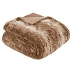 Marselle Faux Fur Oversized Bed Throw Blanket -Cozy Bedding Home GUEST e8be6d2a 6f4b 4406 9718 fc864954490e