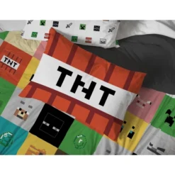 Saturday Park Minecraft Iconic 100% Organic Cotton Bed Set -Cozy Bedding Home GUEST eb53b0a3 a793 4597 bb8a 865ad3cc74a8