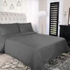 300-Thread Count Breathable Cotton Percale Solid Duvet Cover Set With Matching Pillow Shams By Blue Nile Mills -Cozy Bedding Home GUEST eebedb89 3a96 478f b308 6d18f5f5f159