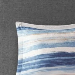 Gulches 8 Piece Printed Seersucker Comforter And Quilt Set Collection Blue Full/Queen -Cozy Bedding Home GUEST f4350556 7872 46d9 8011 7a8808f0570d