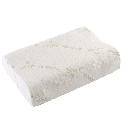 Cheer Collection Contoured Latex Memory Foam Pillow With Washable Cover - White (24" X 16" X 4") 9 Cheer Collection Contoured Latex Memory Foam Pillow With Washable Cover - White (24" X 16" X 4") - Image 7
