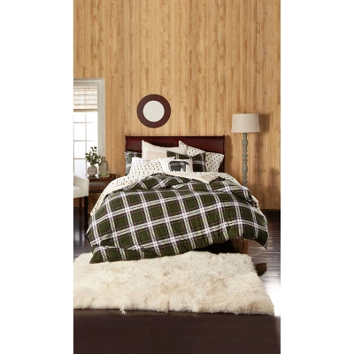 3Pc Newfield Plaid Comforter Set Green - G.H. Bass 9 3Pc Newfield Plaid Comforter Set Green - G.H. Bass - Image 7