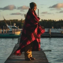 Minus33 Merino Wool M33 - Camp Throw Blanket White Mountain Woolen Brown And Tan Plaid -Cozy Bedding Home GUEST f535ed86 4b87 40bf 9f18 2c96760efd76