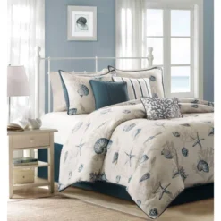 7pc Rockaway Cotton Printed King Comforter Set -Cozy Bedding Home GUEST f712d13e 1122 4ae7 a82e dc676e6d080b