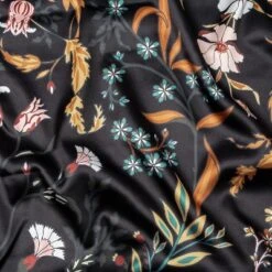 Sweet Jojo Designs Body Pillow Cover (Pillow Not Included) 54in.x20in. Boho Floral Wildflower Black Orange Blue Green -Cozy Bedding Home GUEST f9398cd1 31ca 49c3 b634 707e765c16e8