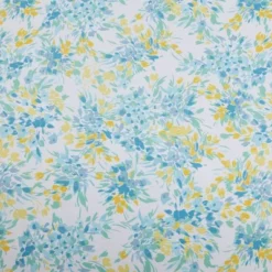 Happy Floral Microfiber Duvet Set Blue - Poppy & Fritz -Cozy Bedding Home GUEST f9b7b95e 501d 4eaa 98e2 eeee73144c1b