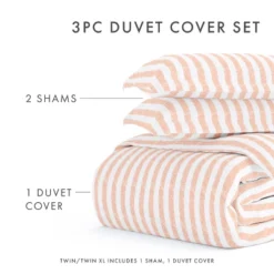 Stripe Pattern Premium Ultra Soft Duvet Cover Set, Easy Care - Becky Cameron (Shams Included) 15 Stripe Pattern Premium Ultra Soft Duvet Cover Set, Easy Care - Becky Cameron (Shams Included) -Cozy Bedding Home GUEST faa5e319 7079 44e6 9f65 7d600d546b34