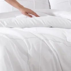 City Scene Solid Microfiber White Full Queen Duvet Cover Bonus Set -Cozy Bedding Home GUEST faae88c4 cf04 45c8 8d1c 739f9831efbf