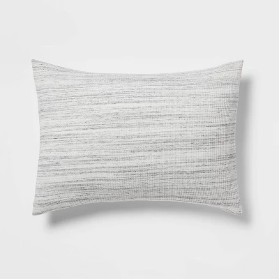 Space-Dyed Waffle Comforter Bedding Set Gray - Threshold™ 6 Space-Dyed Waffle Comforter Bedding Set Gray - Threshold™ - Image 4