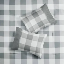 8pc Kingston Comforter Set Gray - 510 Design -Cozy Bedding Home GUEST fcec370a 230d 4146 aa05 e1aa5651a42b