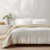 Heavyweight Linen Blend Stripe Comforter & Sham Set - Casaluna™