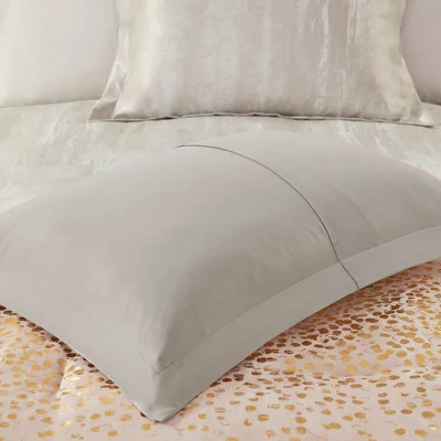 7pc Midnight Sky Metallic Print Comforter Set - Madison Park 8 7pc Midnight Sky Metallic Print Comforter Set - Madison Park - Image 6