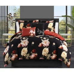 Ethel Bed In A Bag Comforter Set - Chic Home Design -Cozy Bedding Home GUEST fe45fd50 c1d2 4570 9a25 a4b1414d19f1