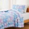 Lush Decor Twin XL Puff Bed Blankets Rainbow 2pc Set -Cozy Bedding Home GUEST fe9ec75d 88b9 4ad9 b51c 77eee881c31a